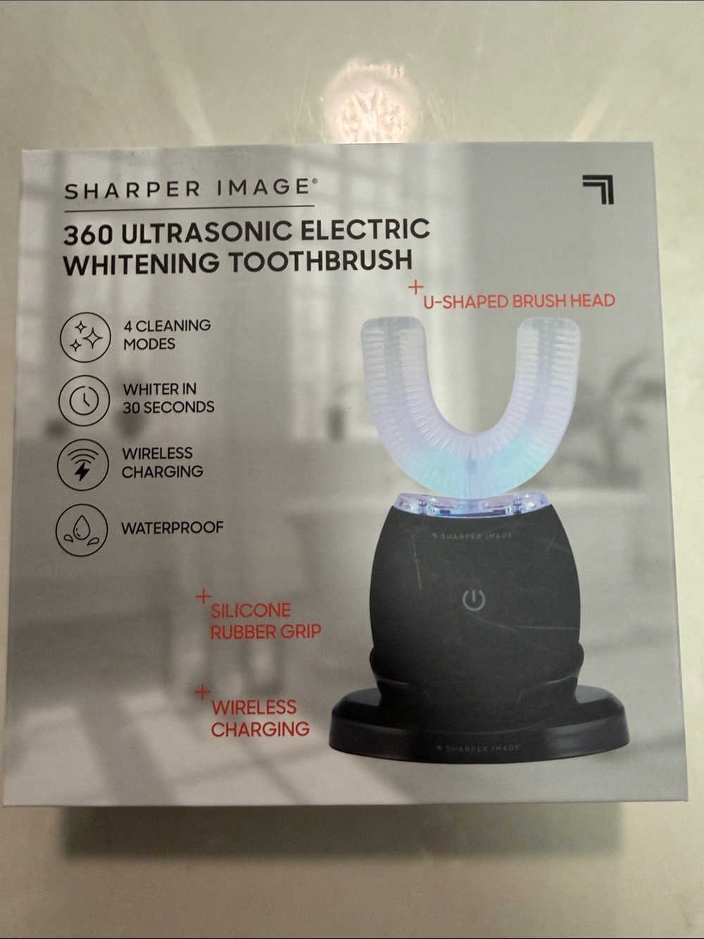 Sharper Image® UltraSonic Whitening
Toothbrush New